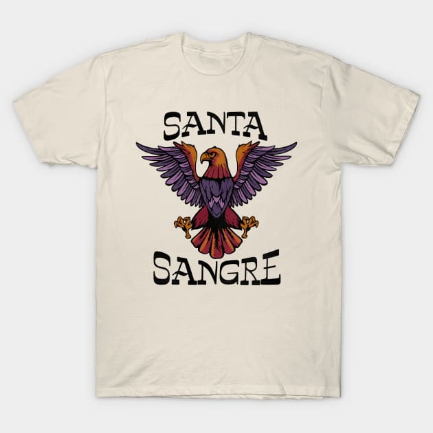 Santa Sangre Fenix Chest Tattoo T-Shirt by darklordpug